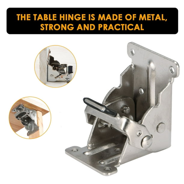 90 Degrees Self-locking Hinge Accessories Professional Connect Component  Table Structure Connectors Leg Connector Folding Hinges Support Bracket  Type