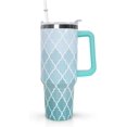thumbnail image 1 of Gobelet 40 Oz avec Poignée et Paille Isolé Double Paroi en Acier Inoxydable Tasse de Voyage Boîte Cadeau Gobelet Réutilisable Tasse de Café de Voyage pour Bureau Tasse de Bière Isolée Portable pour Boissons Chaudes et Froides, 1 of 5