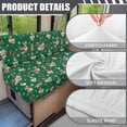 thumbnail image 6 of XYZCANDO Christmas Rooster RV Dinette Cushion Covers, Outdoor RV Sofa Covers Washable Furniture Protection Jacquard Stretchable Camper Cushion Covers with 1 Backrest Cover & 1 Bench Cover, 6 of 7