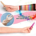 thumbnail image 4 of Easy Face Paint Crayons - Non-Toxic Face Painting Kit - 12 Colors Including Silver and Gold - Washable Face Paint for Kids - Twistable Face and Body Paint Markers - Water Based Face Paint Pens, 4 of 5