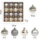 thumbnail image 3 of onlyliua Liquidación de Rebajas de Hoy Adornos Navideños, Colgantes para Árboles de Navidad, Bolas Navideñas, Bolas de Colores Brillantes (6 Cm/16 Piezas), 3 of 5