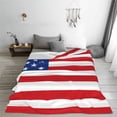 thumbnail image 5 of Sikiie America Flags3 Ultra-Soft Micro flannel Blanket Luxury All Seasons Warm Blanket for Bedding Sofa and Travel (4 sizes)-80"x60", 5 of 7