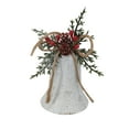 thumbnail image 1 of Holiday Time Glad Tiding White Bell Ornament, 1 of 4