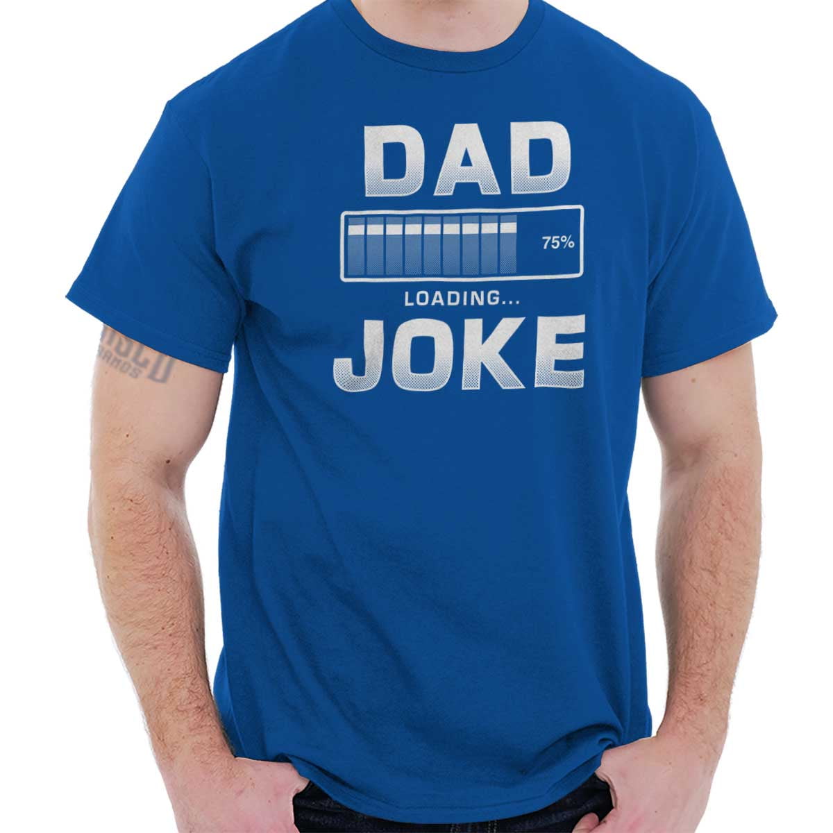 Dad Joke Loading Funny Funny Nerdy Geeky T Shirt Tee - Walmart.com