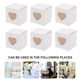 thumbnail image 4 of KAKOWELY 30 cajas de papel para joyería: cajas decorativas transparentes con ventana en forma de corazón para bodas, cumpleaños, fiestas y San Valentín., 4 of 5