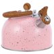 thumbnail image 1 of Hervidor de agua para estufa: Hervidor de agua silbante de acero inoxidable para hervir agua - Tetera de 3 l de grado alimenticio con asa plegable - Tetera con silbato para casa, dormitorio y camping, 1 of 5