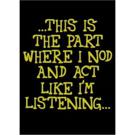 

This Is The Part Where I Act Like Listening Magnet DM2124