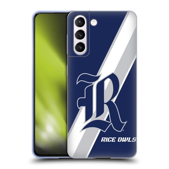 Head Case Designs Officially Licensed Rice University Rice University Stripes Soft Gel Case Compatible with Samsung Galaxy S21 5G