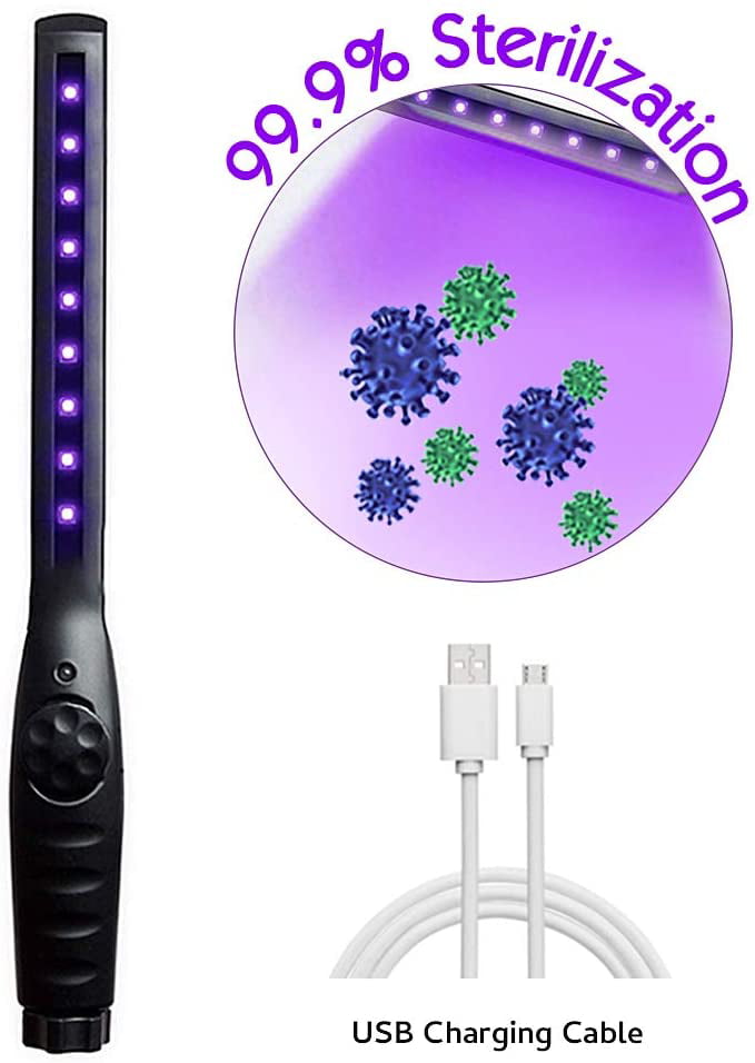 UV Light Mini Sterilizer Travel Wand USB Germicidal lamp Pet Hotel Household NEW 