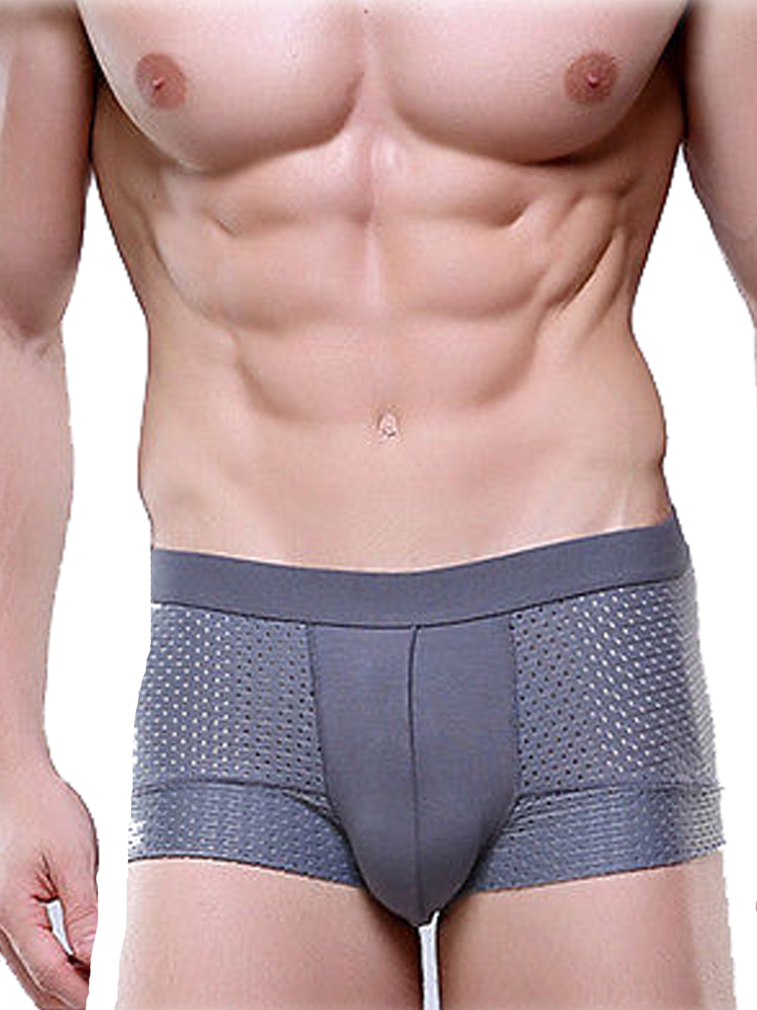 Men Breathable Cotton Underwear Boxer Briefs Shorts Bulge Pouch Underpants M-2XL 
