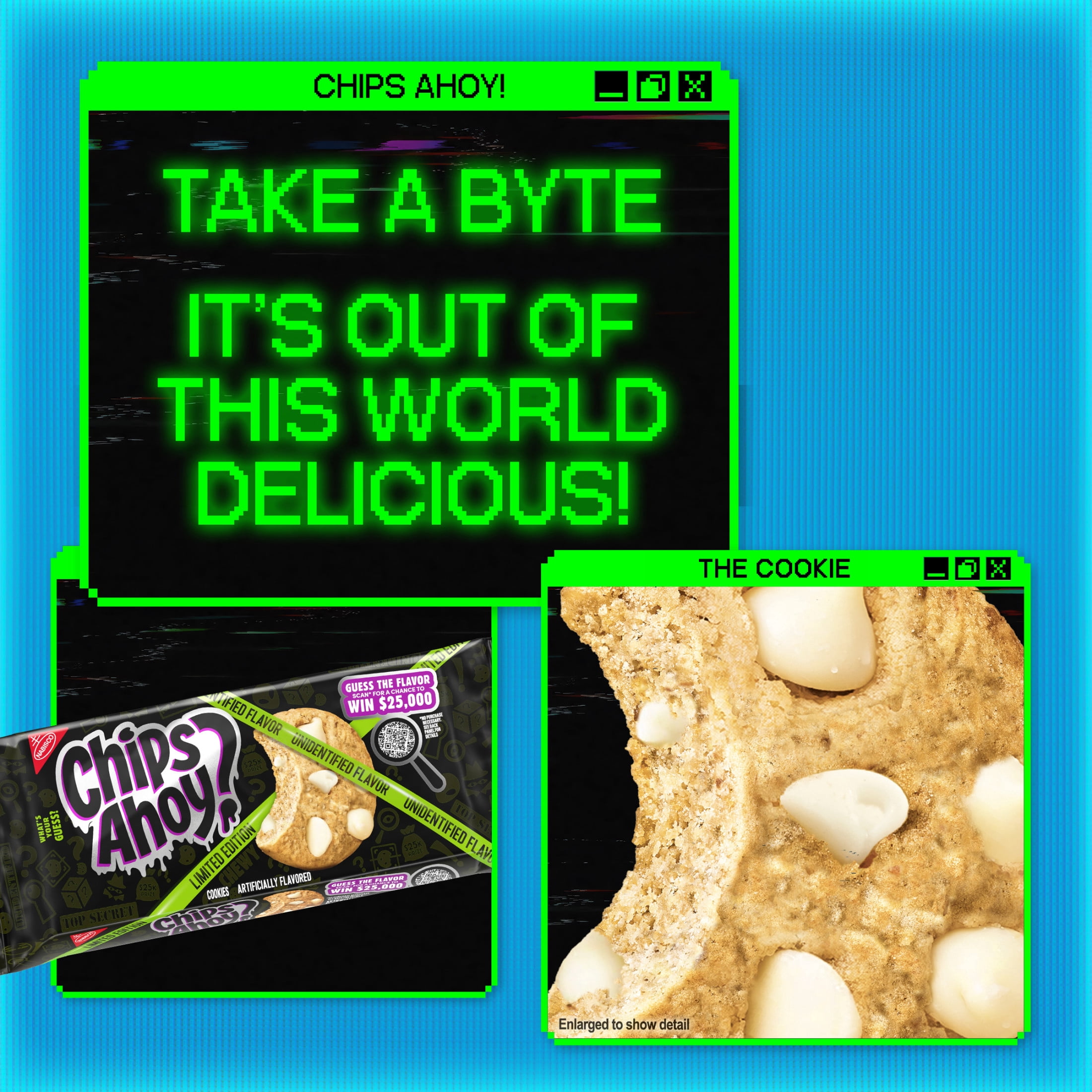 CHIPS AHOY! Chewy Mystery Glitch Cookies, Limited Edition, 9.58 oz