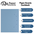 thumbnail image 2 of PA Paper Accents Heavyweight Smooth Cardstock 8.5" x 11" Twilight, 100lb colored cardstock paper for card making, scrapbooking, printing, quilling and crafts, 25 piece pack, 2 of 7