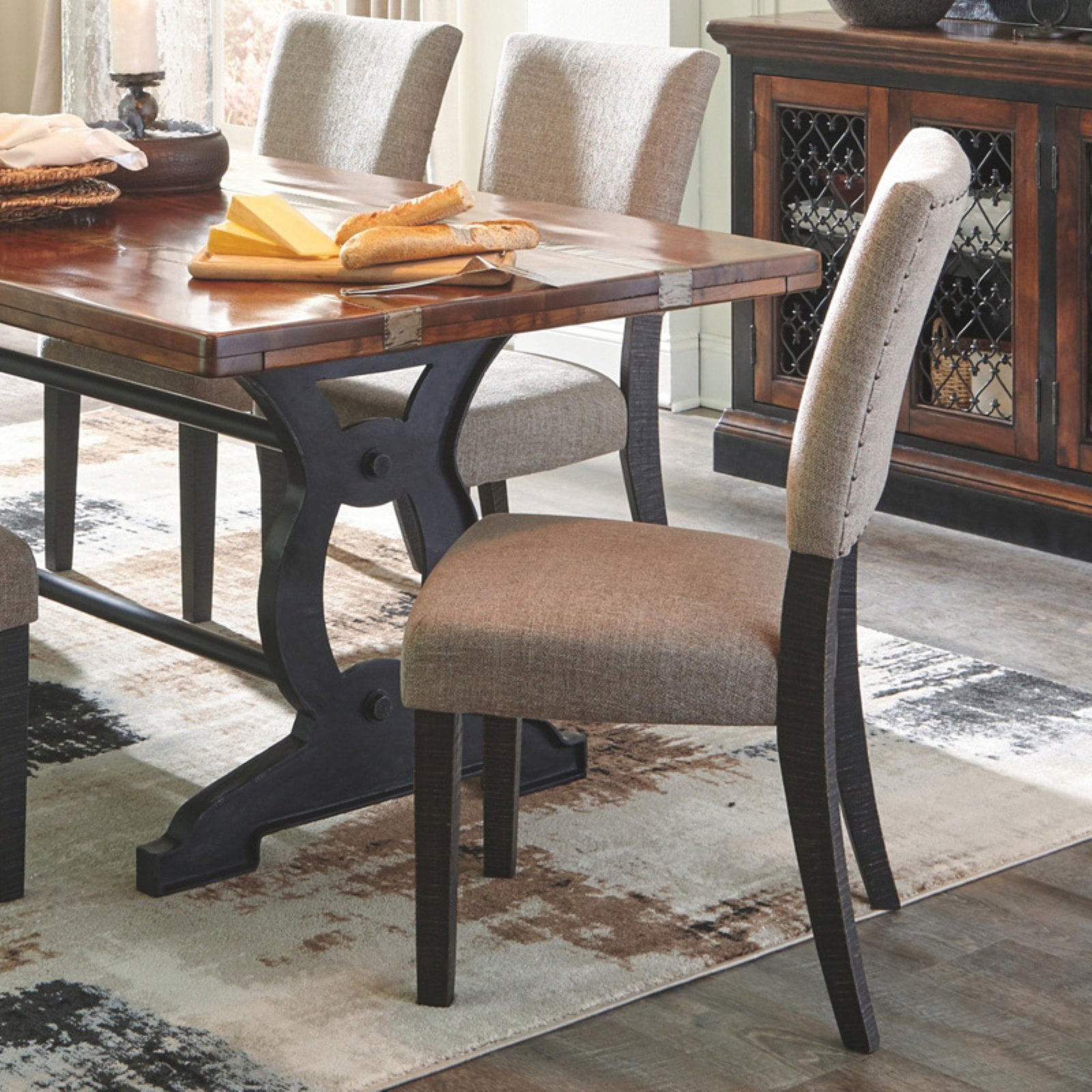 Signature Design by Ashley Zurani Dining Upholstered Side Chair Set