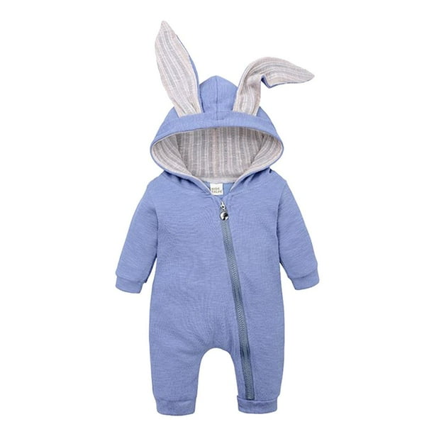 Ropa para Recién Nacidos Body Mameluco Trajes de para Niñas Niños Azul 90
