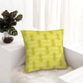 thumbnail image 5 of Wukai Gold Pineapple Premium Polyester Fleece Pillow Covers with Hidden Zipper Closure,Luxuriously Soft and Durable-12"x12", 5 of 7