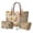 Brown - Butterfly Sunflower, variant on DISNIMO Owl Flower Print Womens Tote Bag Set Top Handle Satchel Bag with Matching Wallet and Makeup Pouch Portable Hobo Handbag, Brown
