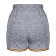 thumbnail image 6 of Uaswgudfs ​Adjustable Drawstring Running Shorts for Women - Colorblock Hem & 3.5" Inseam Summer Activewear​ Gray L, 6 of 7