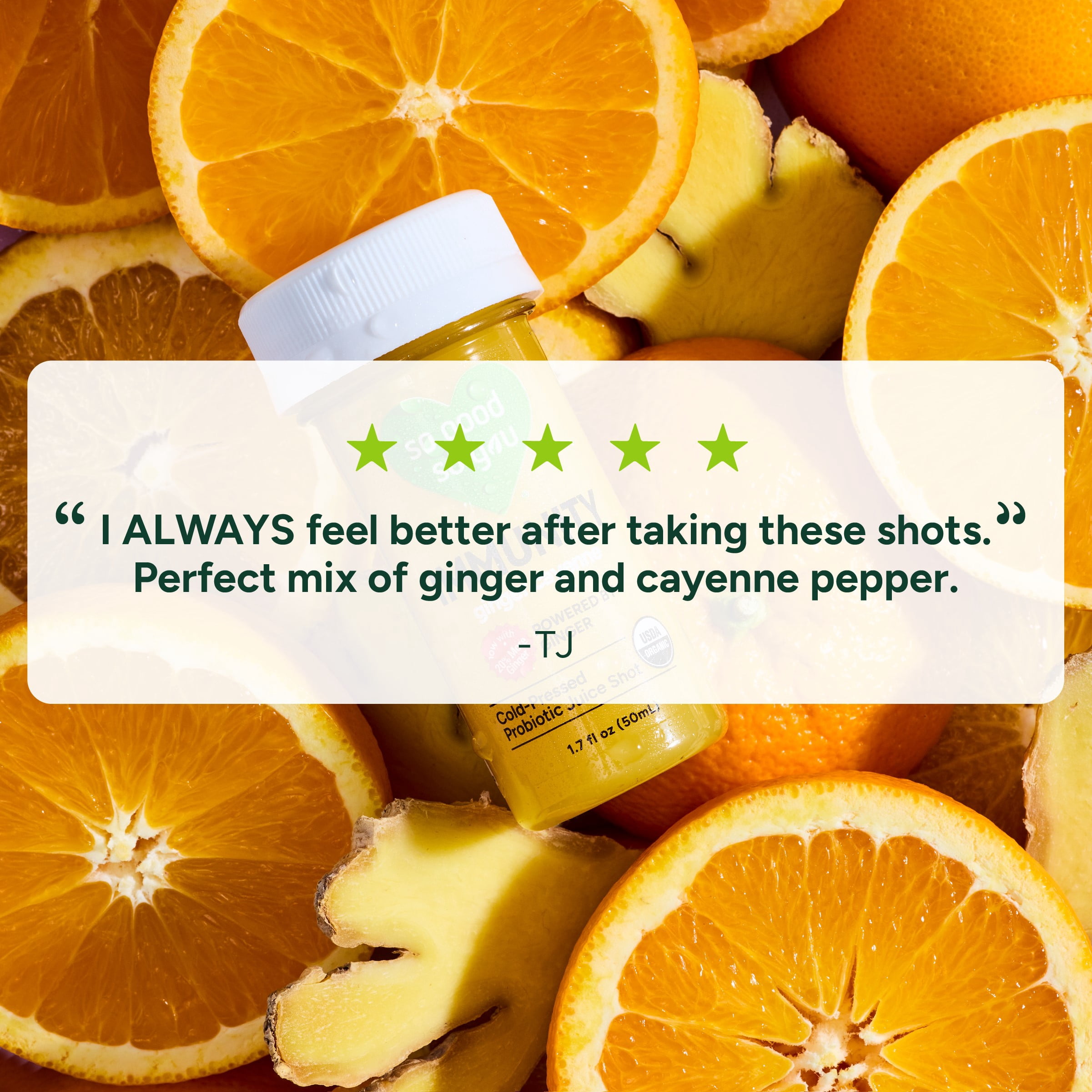 So Good So You Immunity Ginger Cayenne Probiotic Shot