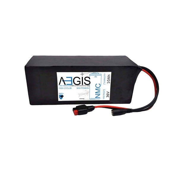 Aegis Battery 36V 10Ah Lithium Battery - NMC Deep Cycle Lithium-ion