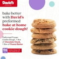 thumbnail image 6 of David's Cookies Preformed Frozen Cookie Dough, Chocolate Chunk and Peanut Butter, 96 Count, 6 of 6