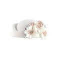 thumbnail image 4 of KLOY2K Top-Rated Women Church Hats with Floral Applique Design, Pillbox Hats Fascinator Tea Caps for Formal Events,White,One Size, 4 of 4