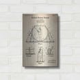 thumbnail image 3 of Luxe Metal Art 'Golf Teaching Device Blueprint Patent Parchment' Metal Wall Art, 12"x16", 3 of 9