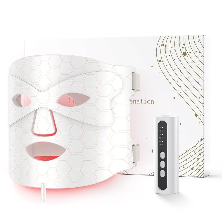 RACCOMB Red Light Therapy Mask for Face, 3-Mode photo 1