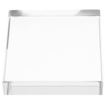 Hemoton Transparent Crystal Square Paperweight Glass Block for Office Desk Home Decor and Photography for Paper Weights and Crystal Ball Base