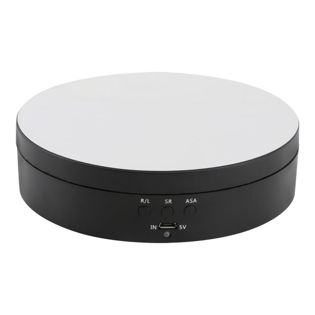 1pc Electric USB Powered Rotating Turntable Display Plate Revolving Stand