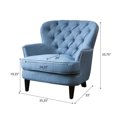 thumbnail image 2 of Chaise Club en Tissu Touffeté Teeton, 2 of 7