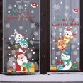 thumbnail image 2 of Pegatina decorativa de dibujos animados para habitación de niños, carteles coloridos del mundo del océano espacial, Papá Noel de Navidad, pegatinas de ventana de doble cara, 2 of 4