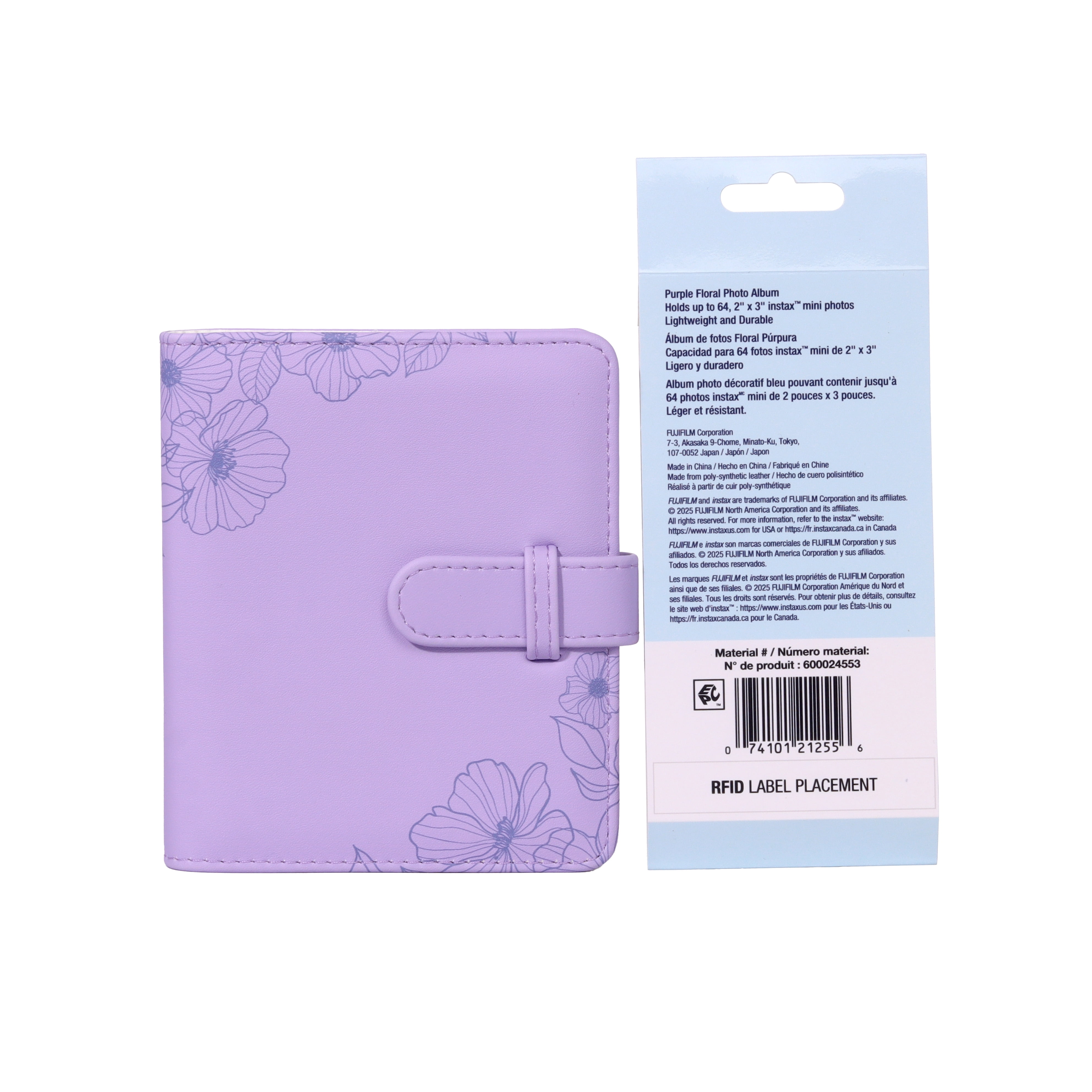 Fujifilm instax Mini Purple Floral Album