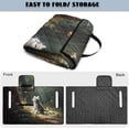 thumbnail image 6 of Xixirimido Golf Cart Seat Cover Quilted Golf Cart Seat Towel Blanket with 4 Pockets Fit for 2 Person Seats Carts Portable Travel Friendly Easy Carrying, Cat Butterfly Forest, 6 of 8