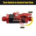 thumbnail image 4 of Unique Bargains AN8 Shut Off Valve Fuel Fitting fuel Flow Control Valves Inline Fuel Fitting Flow Drain Control Cut Off, 4 of 6