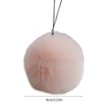 thumbnail image 3 of Furry Ball Nyckelring Vintage Nyckelring Charm Färgglad Nyckelkedja Tillbehör Handväska Dekoration Lätt Telefonhänge Ljusblå, 3 of 5