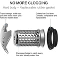 thumbnail image 2 of Drain Hair Catcher: Stainless Steel Hair Trap For Shower Drain With Easy Cleaning, 2 of 5