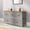 Beige Drawers/White Frame, variant on Emma + Oliver Vertical 5-Drawer Storage Dresser, Gray/White, Polypropylene, Cast Iron, MDF, 21 lb