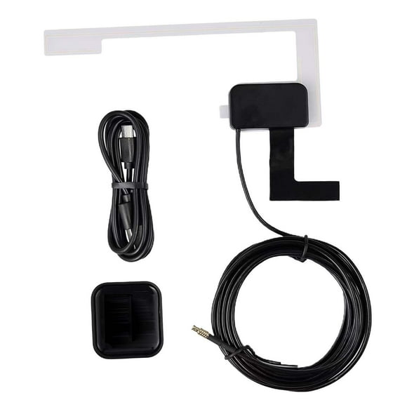Receptor de radio digital DAB, dongle USB aéreo de antena, receptor de antena de radio de coche universal tipo C premium portátil duradero para