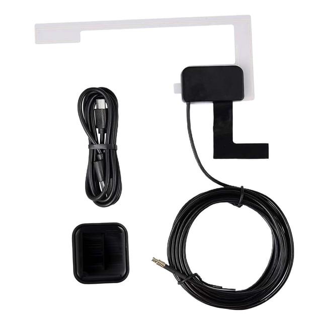 Receptor de radio digital DAB, dongle USB aéreo de antena, receptor de antena de radio de coche universal tipo C premium portátil duradero para