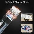thumbnail image 4 of Dog Hair Clippers, Professional LED Display Dog Grooming Kit, Cordless Quiet Pets Clippers Hair Trimmer, Low Noise Dog Shaver Clipper with 4 Comb Guides, 5 Size Fine Tuning Knob for Thick Coats Cats, 4 of 8