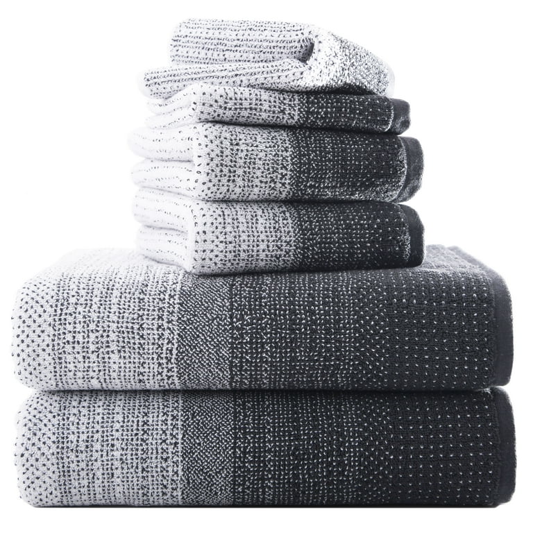 Gray Shadow White Heathered Washcloth Better Homes Gardens