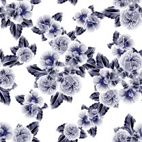 MuralsPrint Indigo Sweet William Removable Wallpaper - 10'ft H x 24''inch W