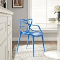 thumbnail image 4 of Hawthorne Collections Fauteuil à Manger en Bleu, 4 of 4