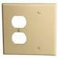 thumbnail image 2 of Morris Products 81230 Lexan Wall Plates 2 Gang 1Duplex 1Blank Ivory, 2 of 2