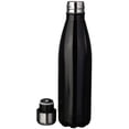 thumbnail image 2 of Taza térmica, botella de acero inoxidable de doble pared, termo, botella deportiva, termo, mantiene las bebidas frías durante 9 horas y calientes durante 12, 500 ml con cepillo para tazas, 2 of 5