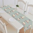 thumbnail image 1 of Cute Yoga Pugs Set Cotton And Linen Table Runner Kitchen Dining Room Supplies 35x180 Cm--, 1 of 1