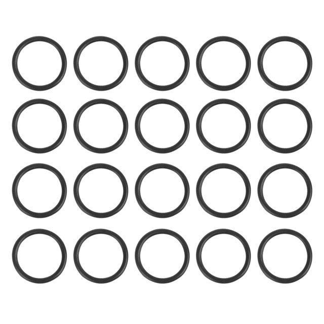 100pcs 10x1mm Anillos O de goma nitrílica para automóviles, anillos de sellado resistentes al calor