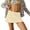 Light Yellow, variant on Aihuaihua Mini Skirts for Women Short Solid Color Skirt Athletic Skirt Elastic High Waist Flowy Summer Outfit 2026 Light Blue XXL