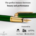 thumbnail image 2 of Pluma estilográfica Ellington Pens Emerald Enigma punta media, 2 of 7