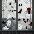 thumbnail image 5 of Etiquetas engomadas decorativas de pared Levamdar PVC telaraña Halloween, 5 of 5